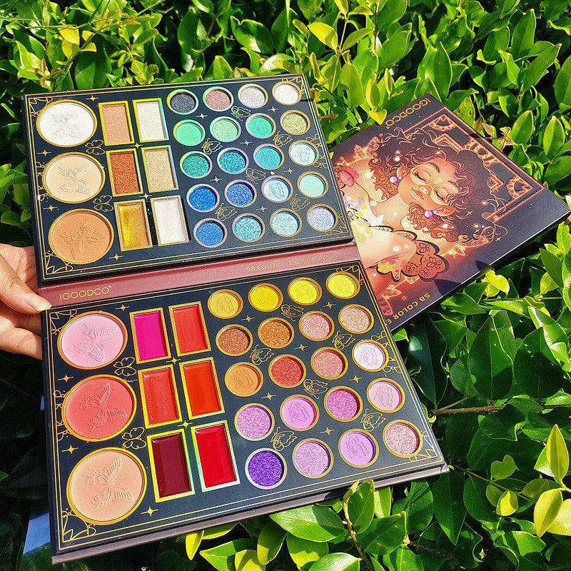 Paleta de sombras profissionais de 58 núcleos