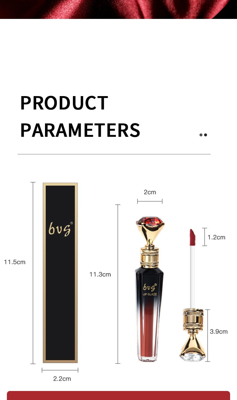 Batom matte à prova d'água diamante