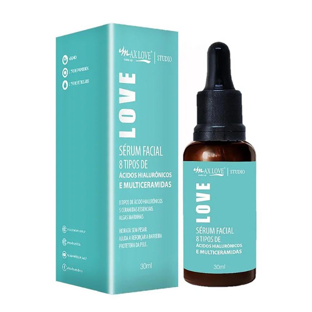Sérum Facial 8 Tipos de Ácidos Hialurônicos e Multiceramidas
