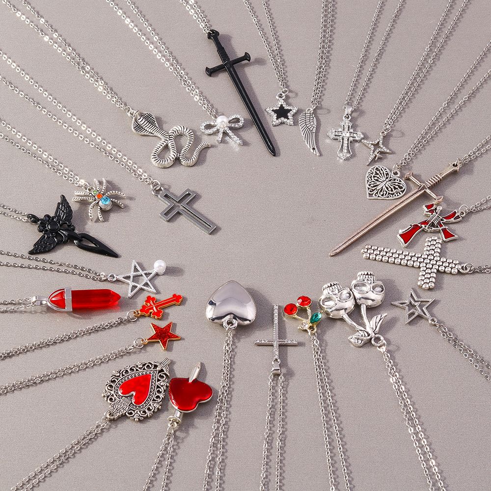 Conjunto de colares 5 pçs GOTH