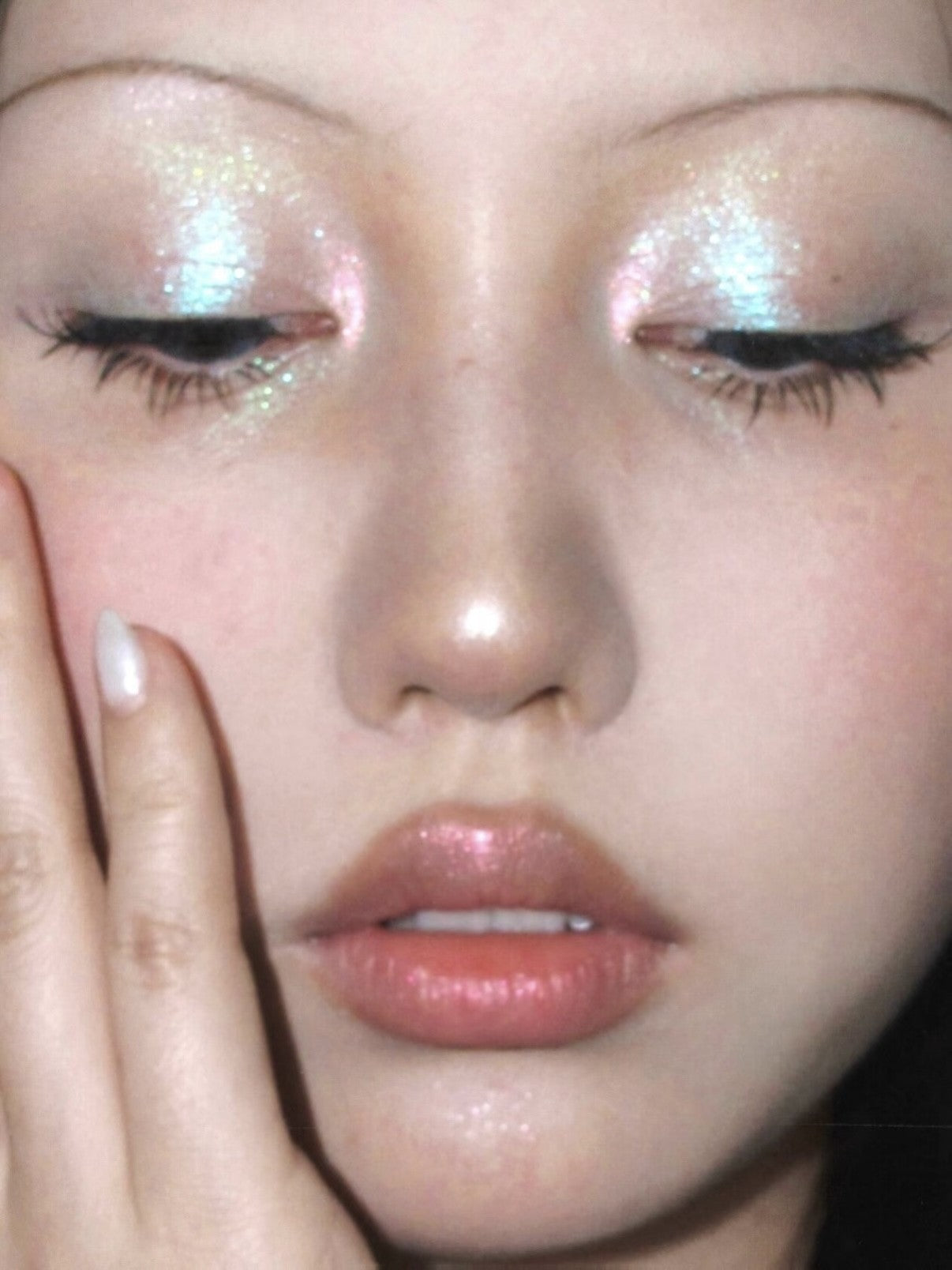 Paleta de sombra perolado cremoso