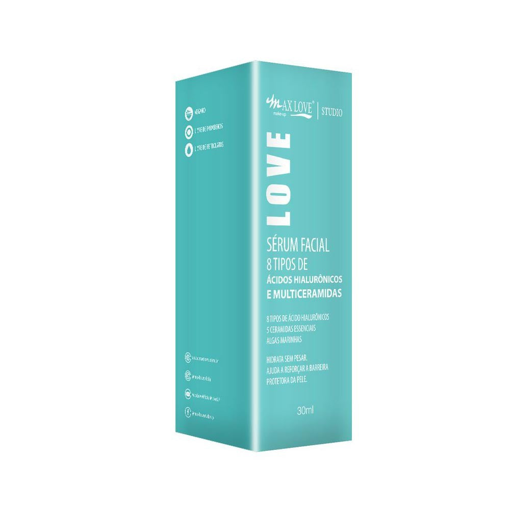Sérum Facial 8 Tipos de Ácidos Hialurônicos e Multiceramidas